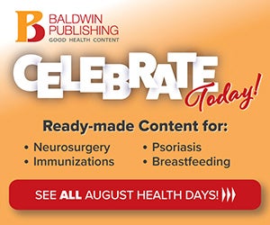 Baldwin Publishing - Celebrate Today, See All August Health Days