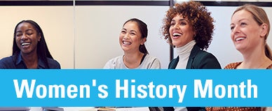 Women's History Month Banner